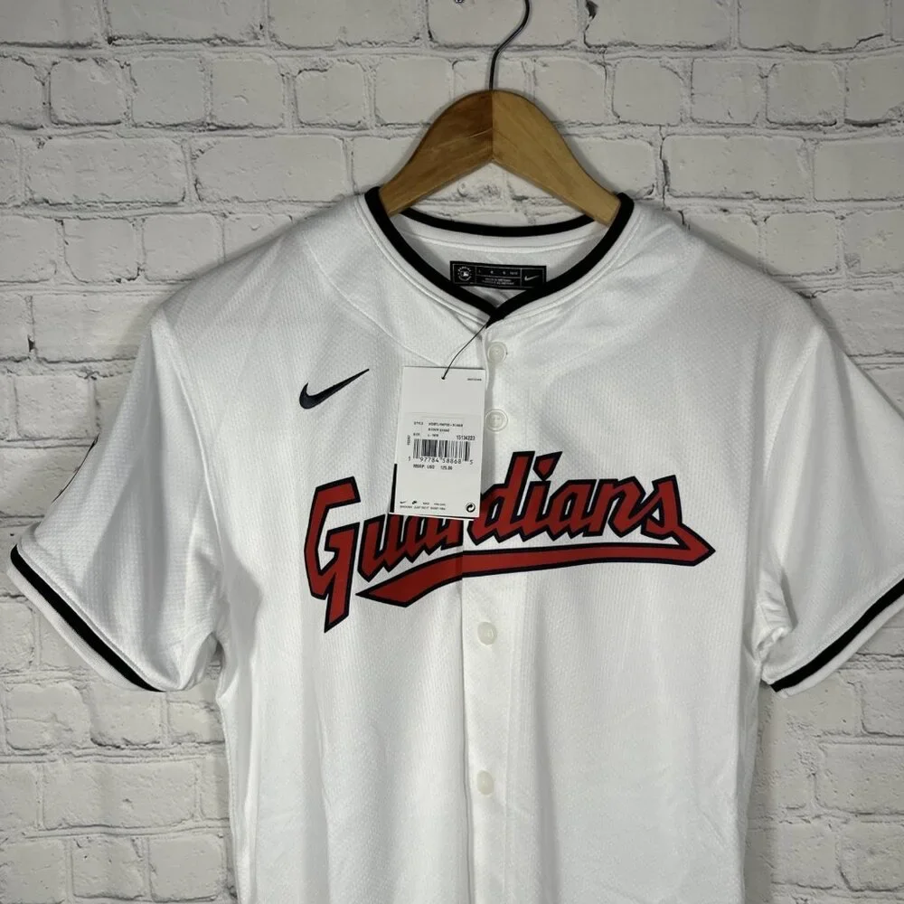 New Nike Cleveland Guardians Kids Jersey Large‎ Shane Bieber Jersey MLB MSRP 125